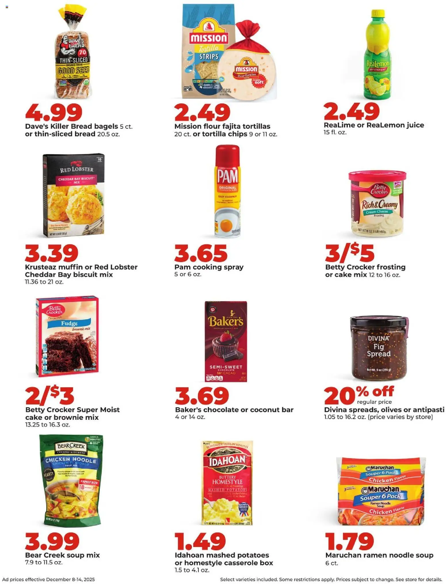 HyVee Weekly Ad - valid from 08.12.2025 | Page: 26 | Products: Cheese, Chips, Cream, Muffin