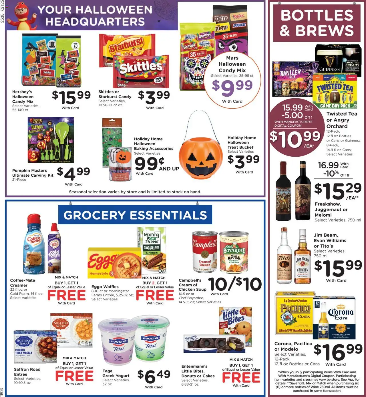 King Soopers Weekly Ad - valid from 22.10.2025 | Page: 7 | Products: Yogurt, Coffee, Wine, Cream