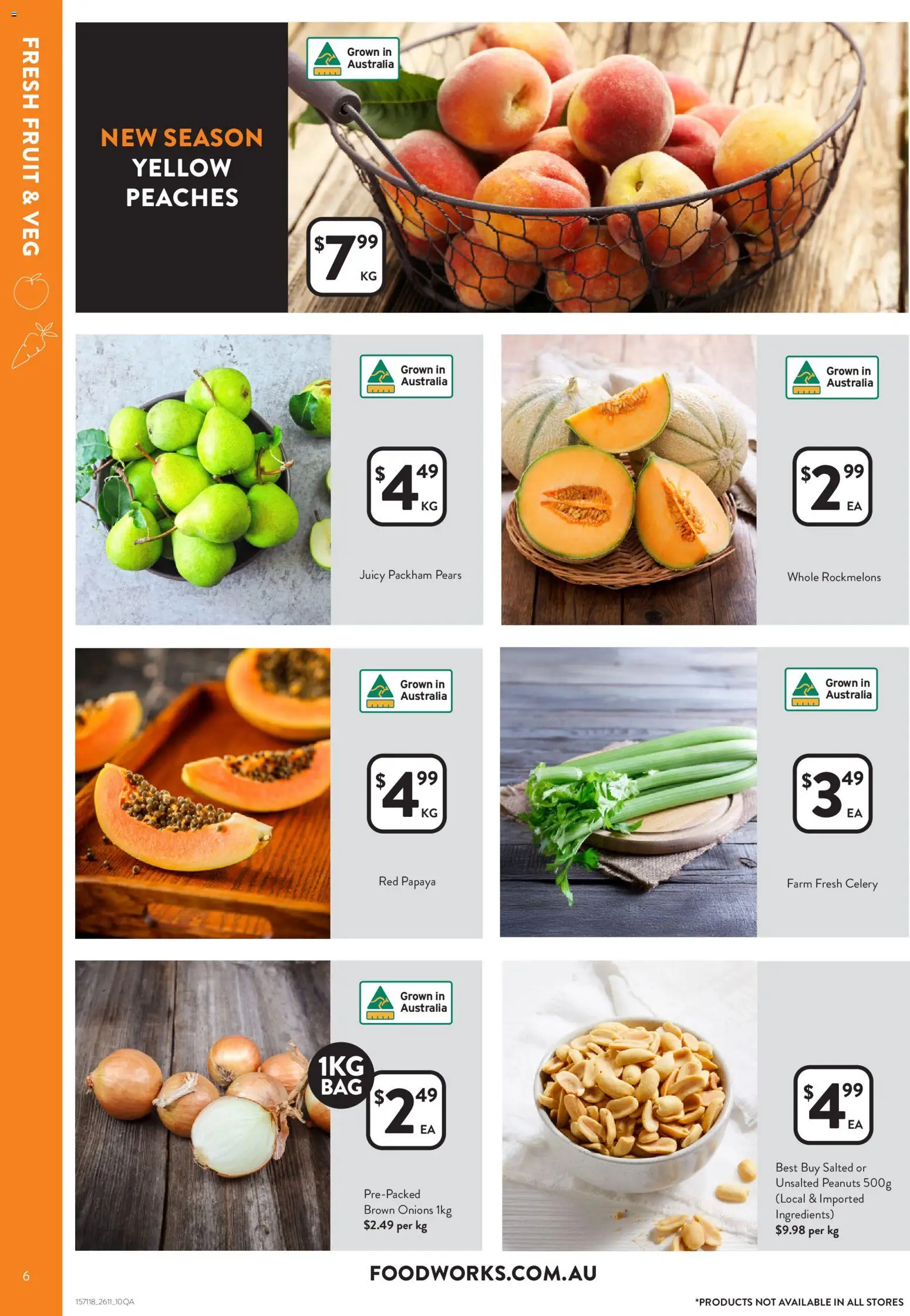 Foodworks catalogue - valid from 26.11.2025 | Page: 6 | Products: Peanuts, Onions
