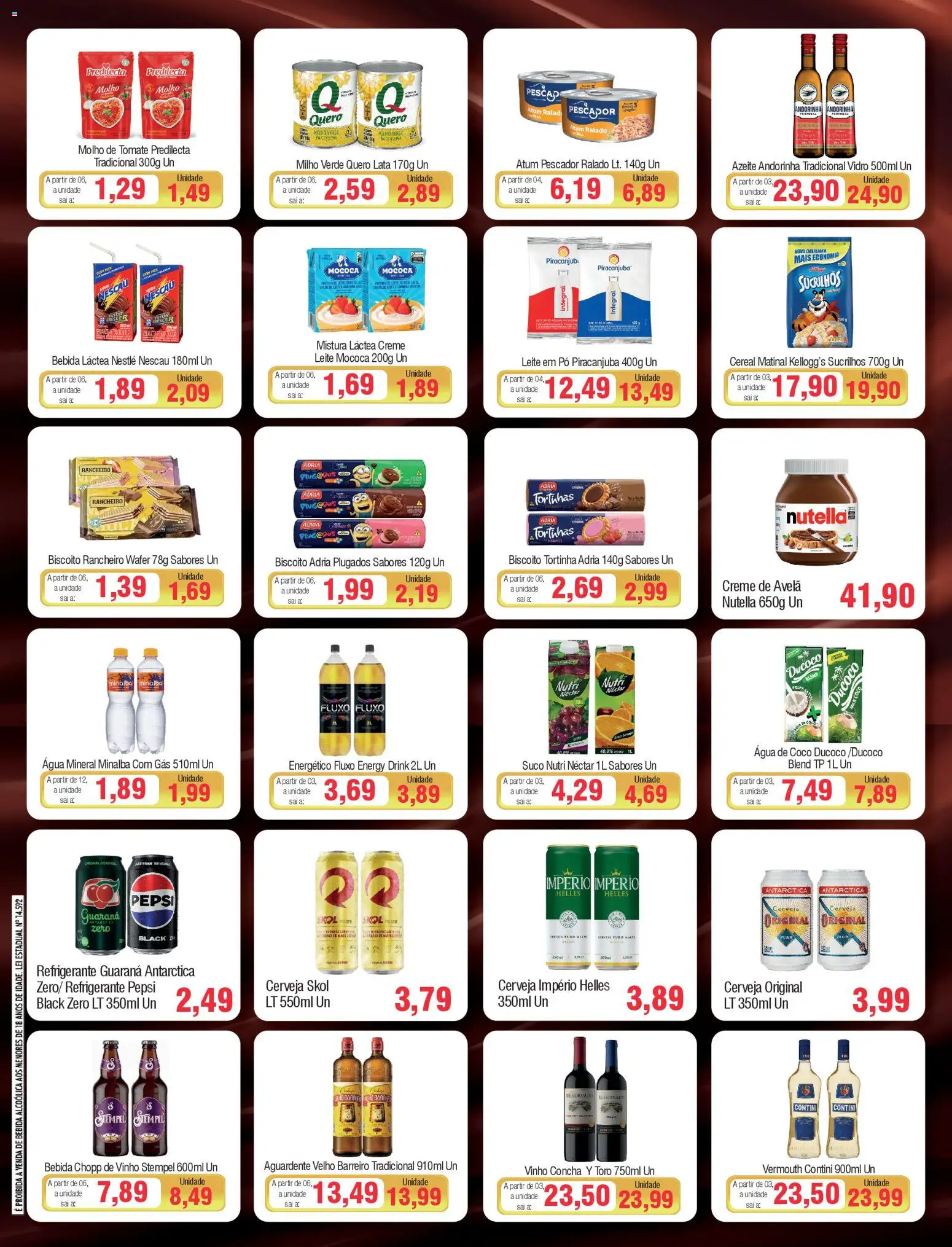 Spani Atacadista Folheto - válido de 18.02.2026 | Página: 3 | Produtos: Guaraná, Água mineral, Azeite, Leite em pó
