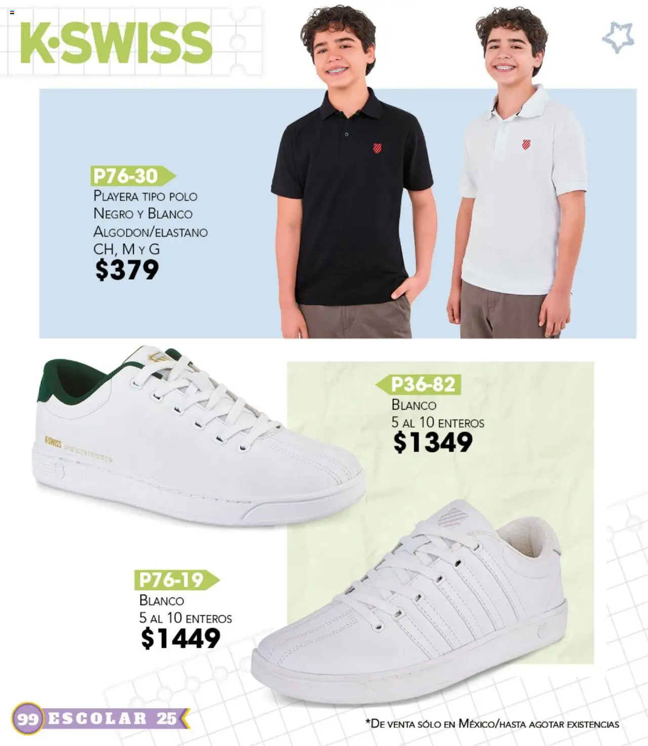 Nuevas ofertas de Cklass válidas en toda la República Mexicana desde el 14.07.2025. ¡Encuentra las mejores ofertas en Cklass catálogo Escolar! | Página: 100 | Productos: Playera