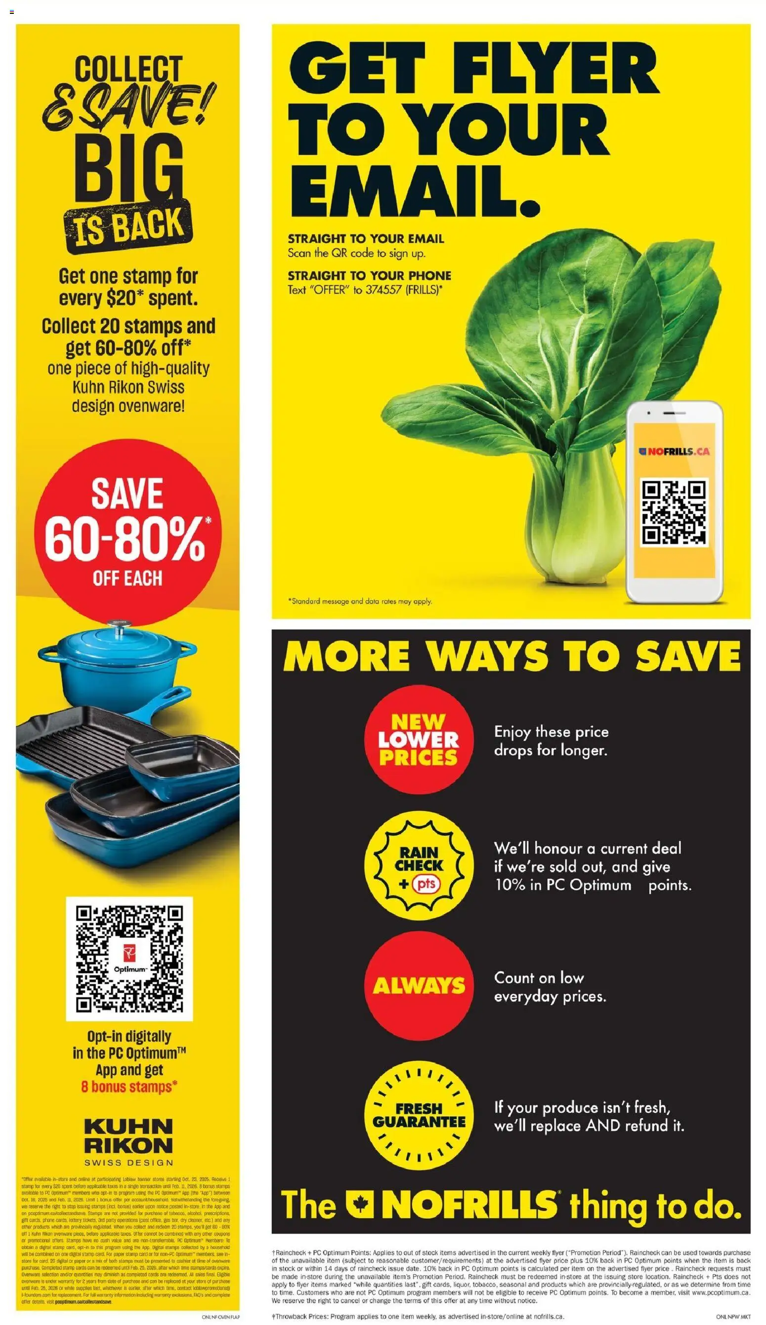 No Frills flyer valid from 01.01.2026 | Page: 14 | Products: Phone, PC, Oven