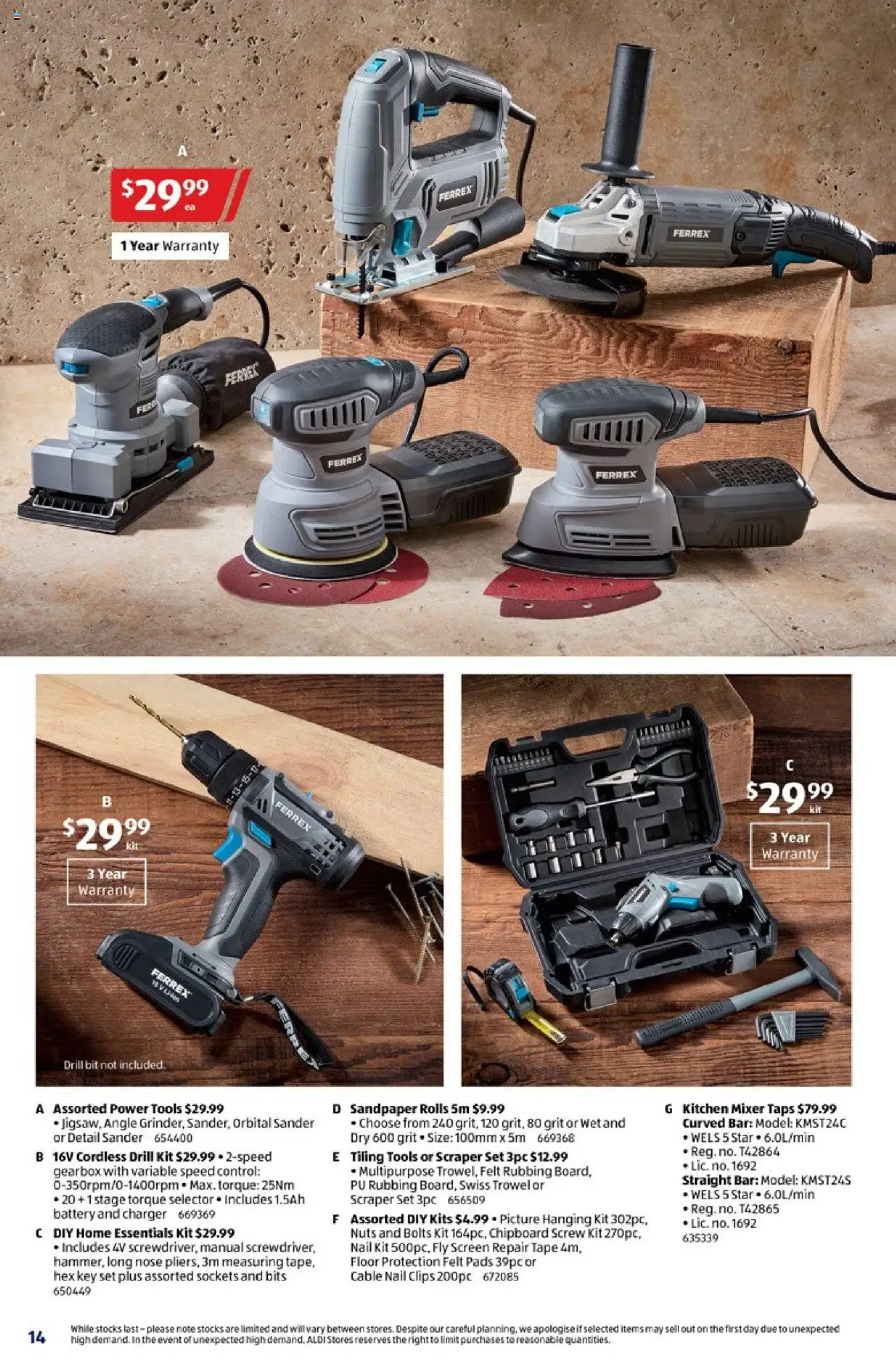 Aldi catalogue - valid from 17.09.2025 | Page: 14 | Products: Kits, Nuts, Cable, Clips