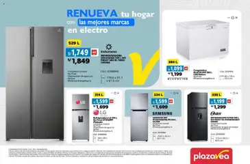 Vista previa de folleto Plaza Vea - AVISO REFRIGERACIÓN N1 de la Plaza Vea válido desde 06.02.2026