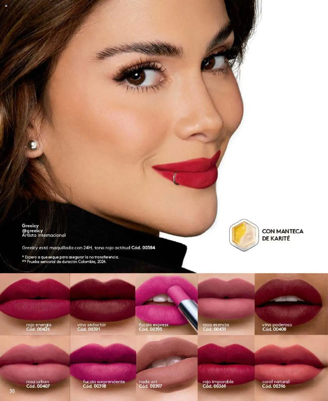 Ésika revista - valida desde el 24.09.2025 | Página: 30 | Productos: Manteca, Vino