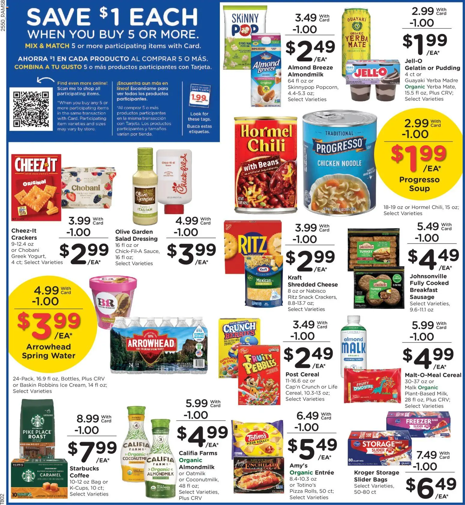 Ralphs Weekly Ad - valid from 14.01.2026 | Page: 3 | Products: Berries, Water, Bag, Freezer