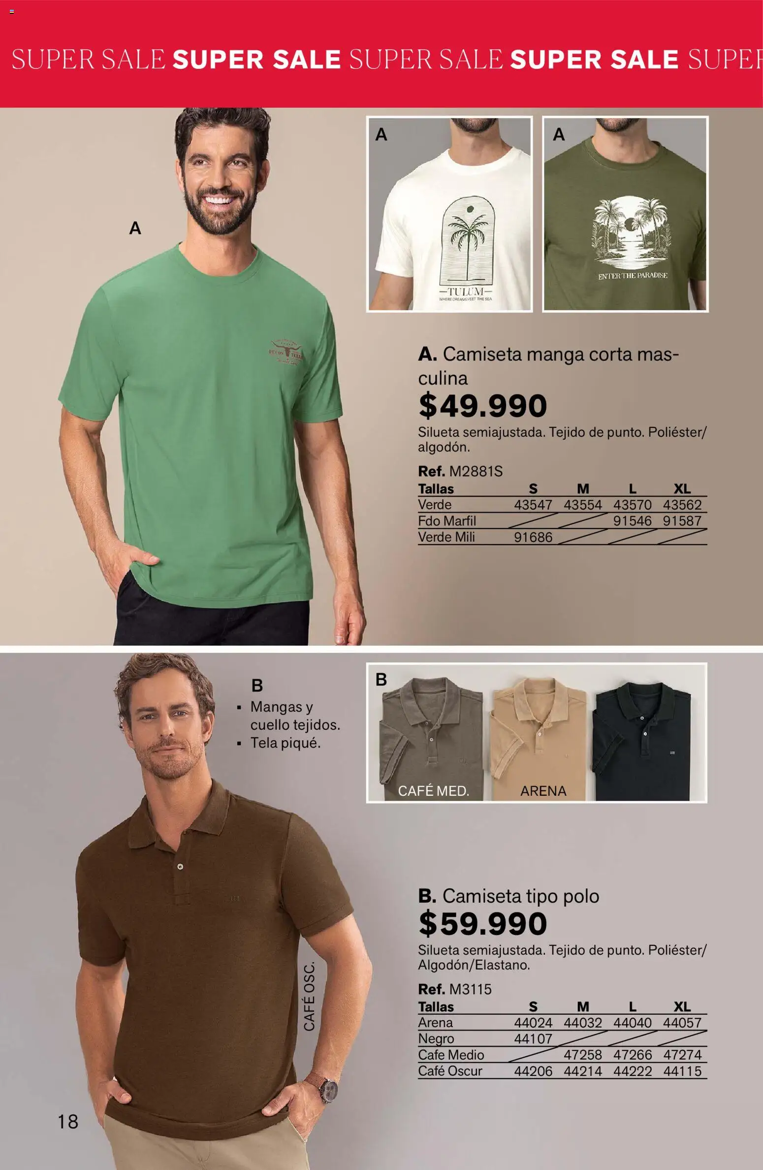 Leonisa revista - valida desde el 24.02.2026 | Página: 18 | Productos: Camiseta, Cuello, Café