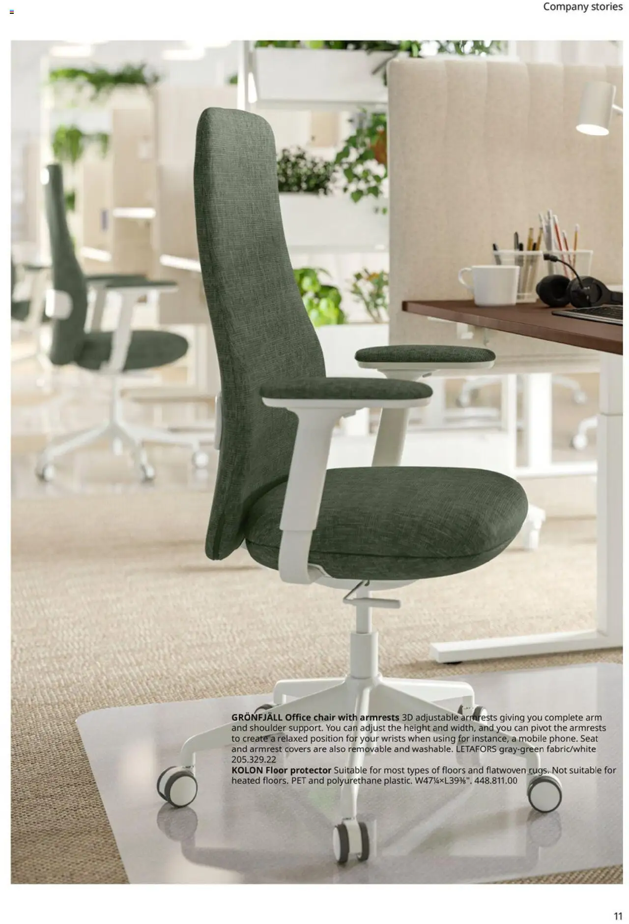 IKEA Office Brochure 2025 - valid from 01.03.2025 | Page: 11 | Products: Chair