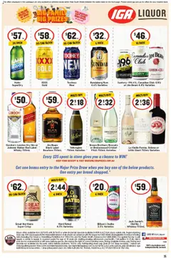 Preview of IGA Catalogue NSW - valid from 22.10.2025 | Page: 34 | Products: Bourbon, Gin, Vodka, Lemon