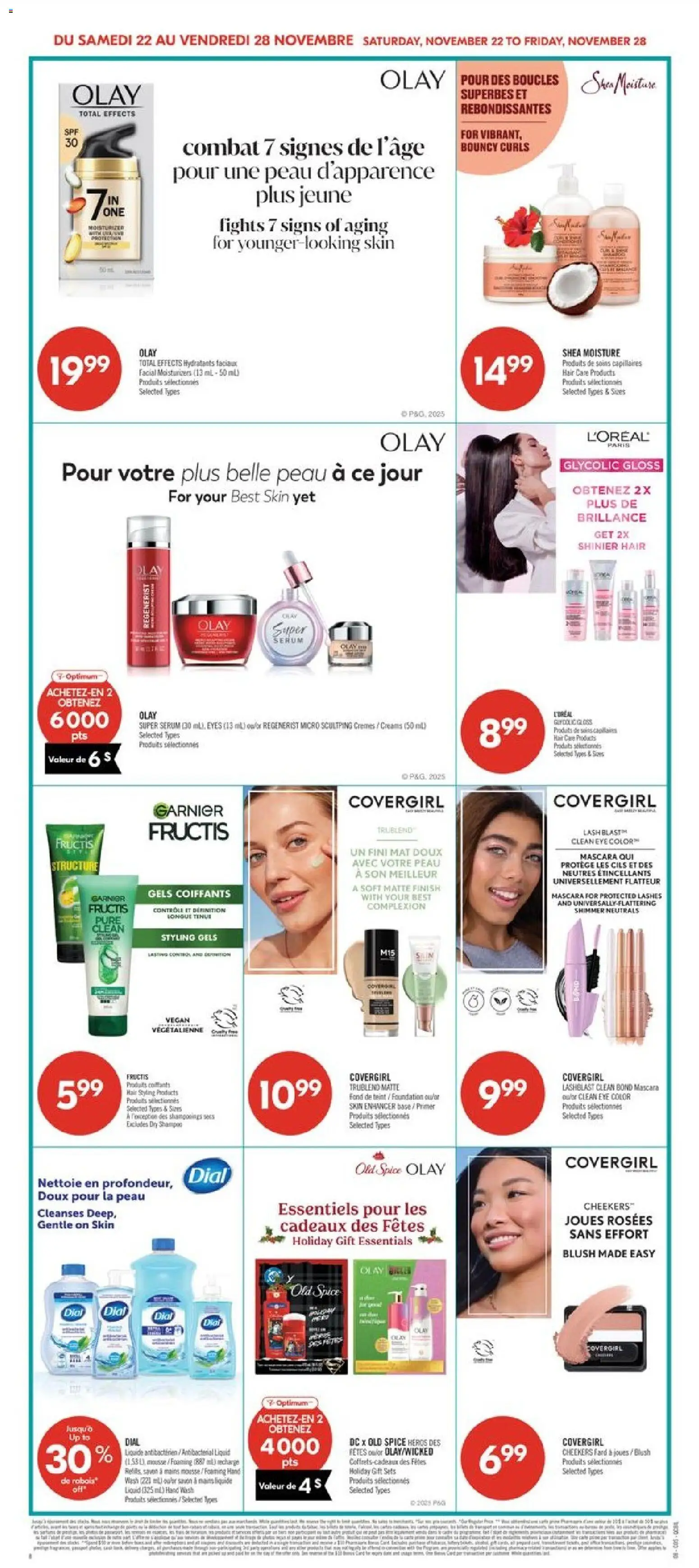 Pharmaprix flyer valid from 22.11.2025 | Page: 13 | Products: Blush, Mascara, Shampoo