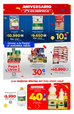 Olímpica revista - valida desde el 30.07.2025 | Página: 2 | Productos: Arroz, Azucar, Taburete, Aceite