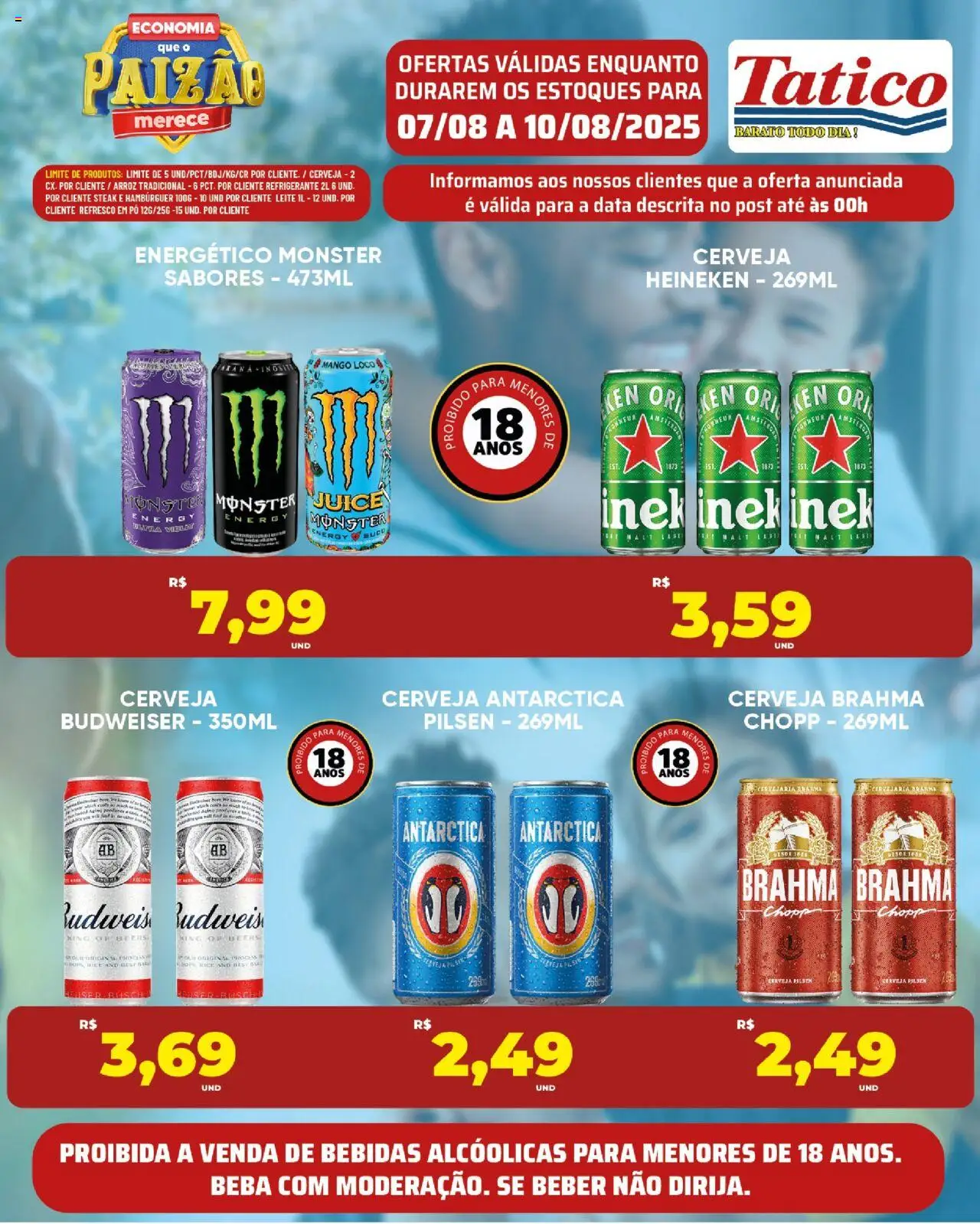 Tatico Folheto - válido de 08.08.2025 | Página: 31 | Produtos: Pó, Leite, Cerveja, Heineken