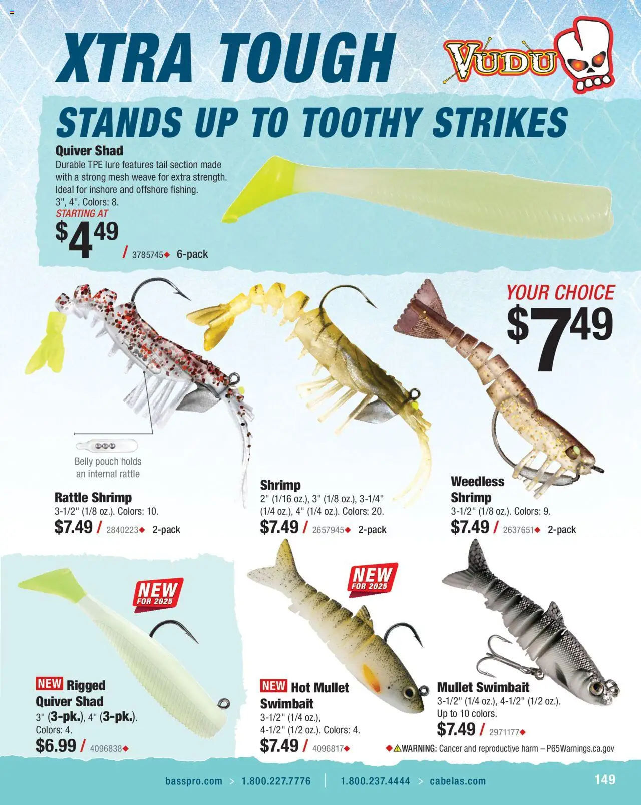 Cabela's Saltwater Specialist 25 - valid from 01.01.2025 | Page: 149 | Products: Lure