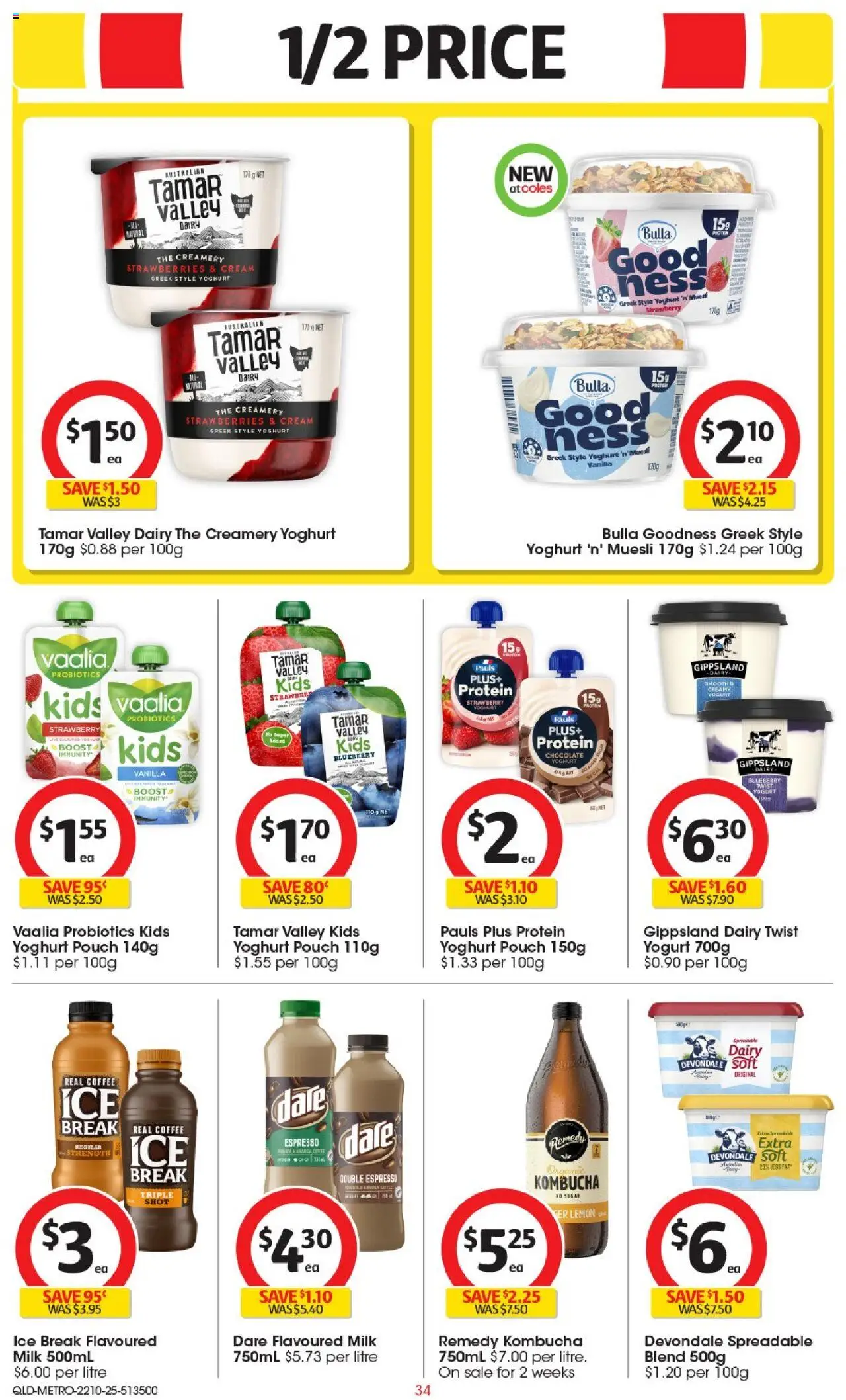 Coles catalogue - valid from 22.10.2025 | Page: 35 | Products: Dairy, Coffee, Chocolate, Strawberries