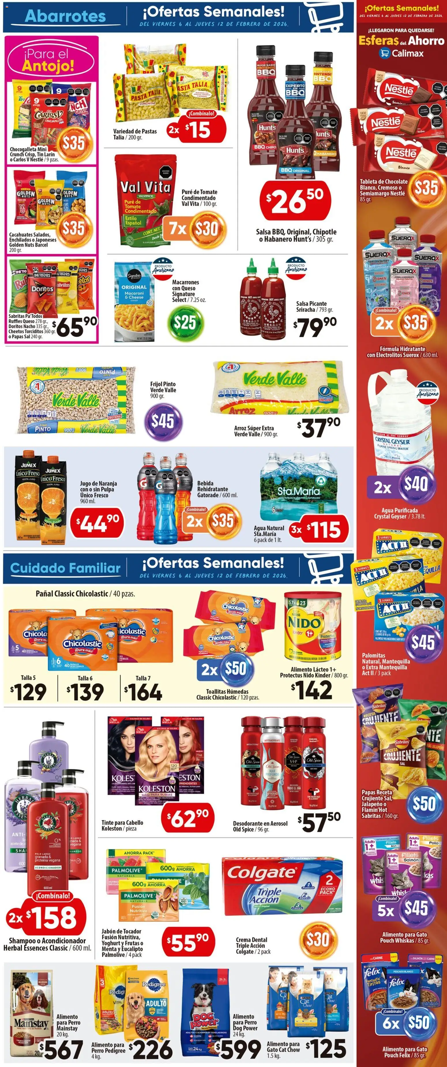 Nuevas ofertas de Calimax válidas en toda la República Mexicana desde el 06.02.2026. ¡Encuentra las mejores ofertas en Calimax folleto Mexicali y SLRC! | Página: 5