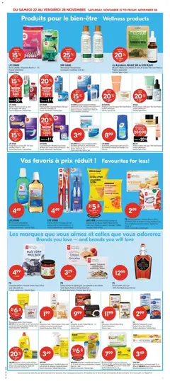 Preview of PC Café moulu / Ground Coffee (340 g), Café moulu / Ground Coffee (340 g). Produits sélectionnés / Selected Types from shop Pharmaprix valid from 22.11.2025 | Page: 16 | Products: Mask, Mouthwash, Cheese, Yogurt