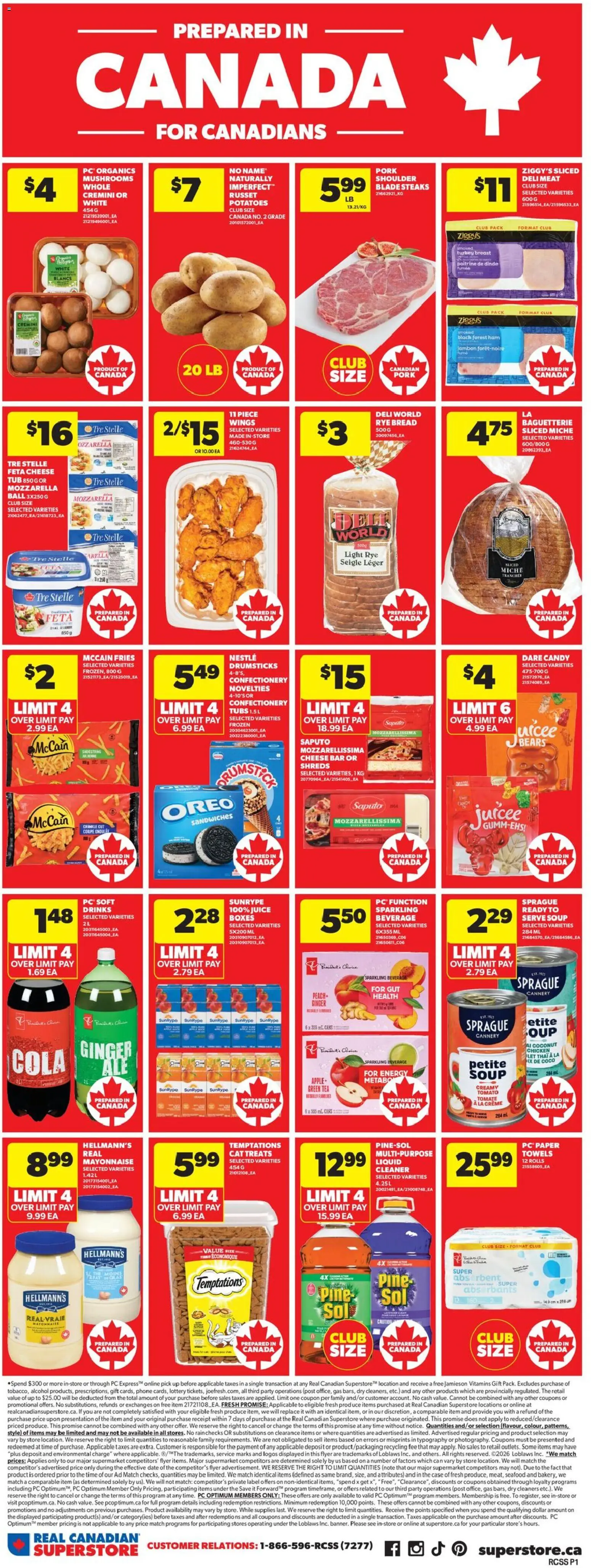Real Canadian Superstore flyer valid from 15.01.2026 | Page: 7 | Products: Tea, Phone, PC, Juice