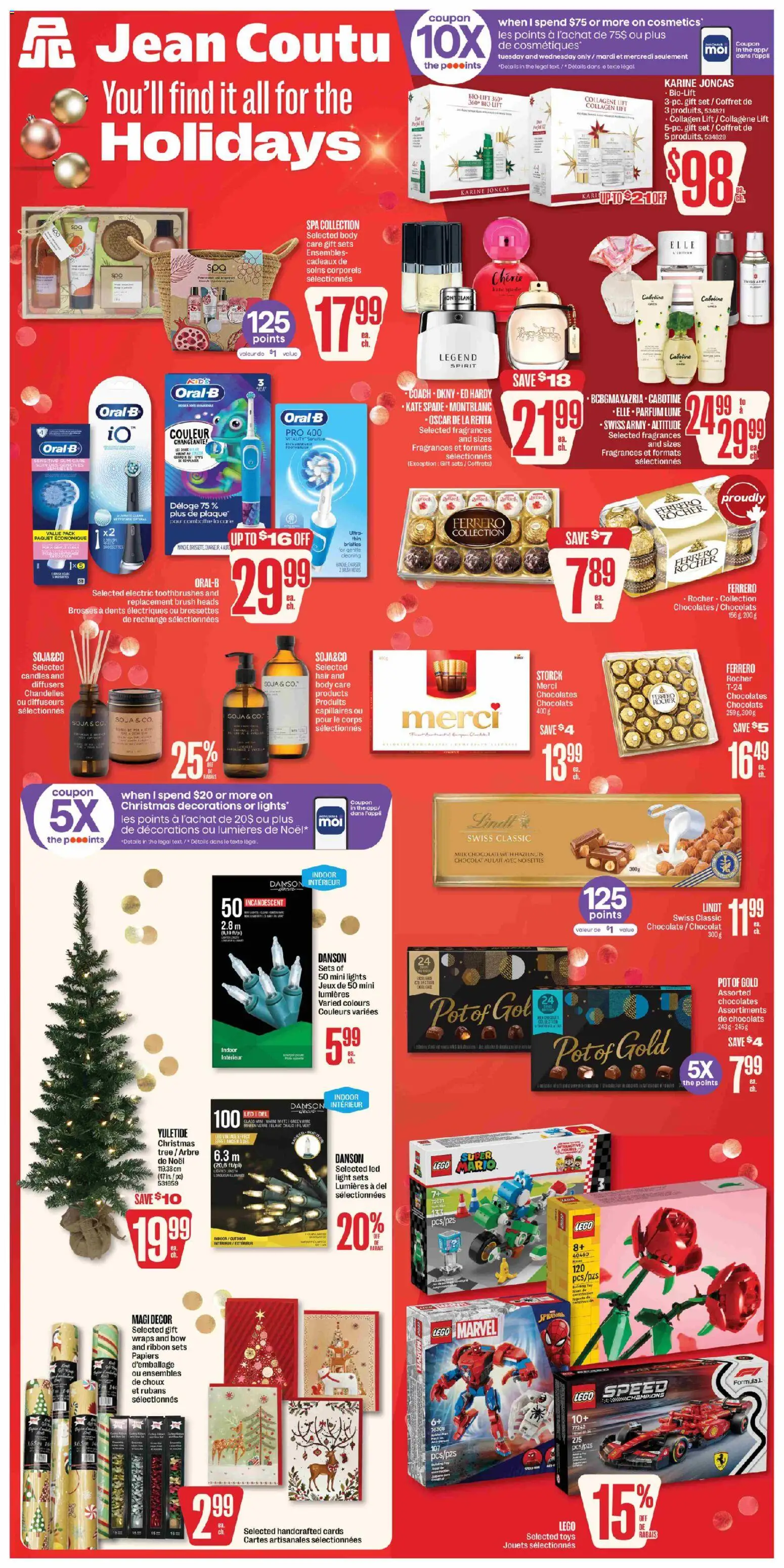 Jean Coutu flyer valid from 04.12.2025 | Page: 1 | Products: Brush, Milk, Chocolate