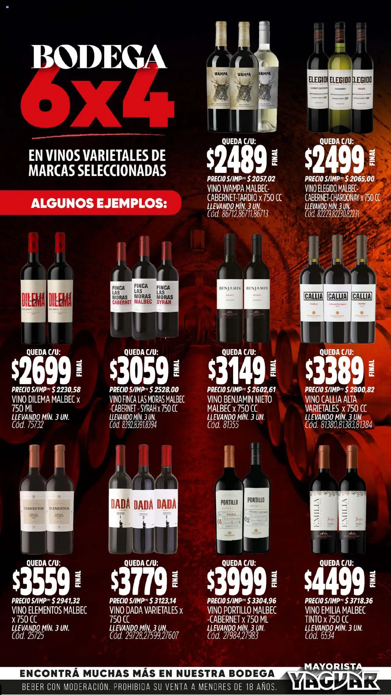 Yaguar - José C. Paz │ válido desde el 04.08.2025 | Página: 9 | Productos: Vino
