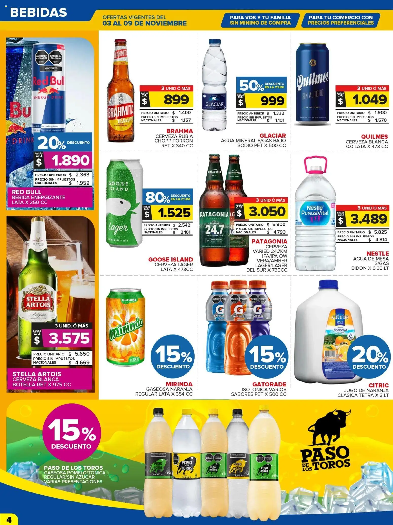 Carrefour Maxi catálogo │ válido desde el 03.11.2025 | Página: 6 | Productos: Botella, Bidón, Azucar, Cerveza
