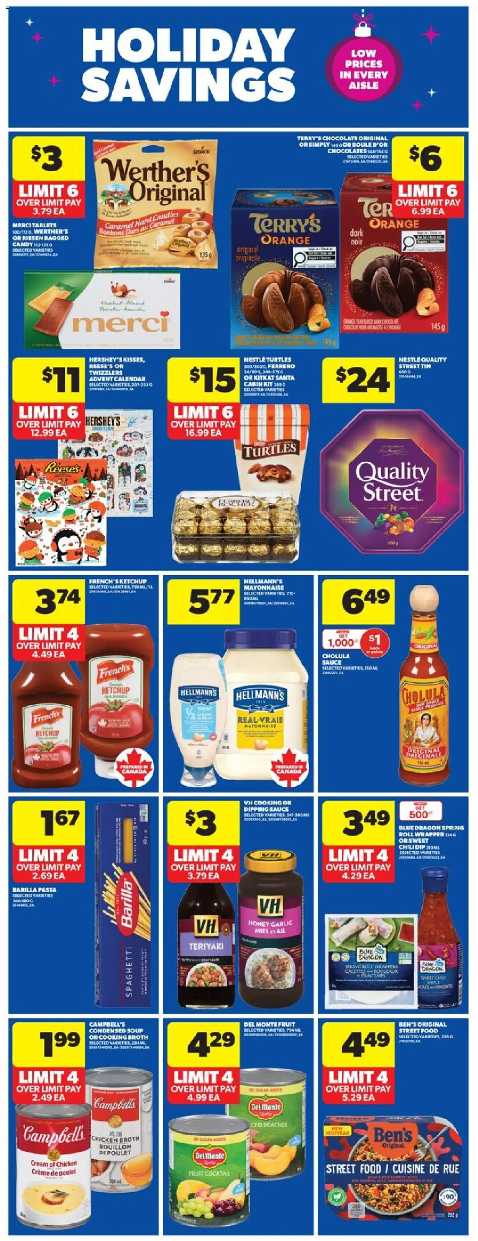 Real Canadian Superstore flyer valid from 20.11.2025 | Page: 25 | Products: Ketchup, Cream, Chocolate, Chicken