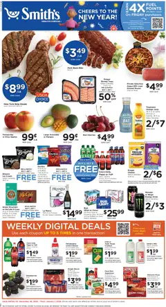 Preview of Smith's weekly ads valid from 26.12.2025