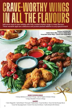 Preview of M&M Food Market - Meal Guide from shop M&M Food Market valid from 01.12.2025 | Page: 16 | Products: Chicken wings, Cheese, Bread, Chicken