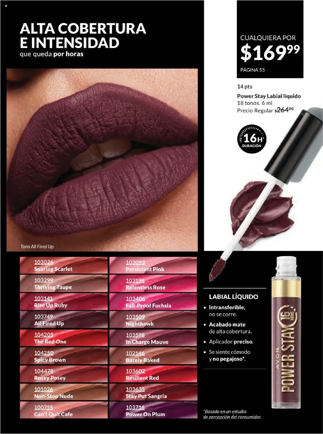 Nuevas ofertas de AVON válidas en toda la República Mexicana desde el 17.03.2025. ¡Encuentra las mejores ofertas en AVON campaña 7 2025! | Página: 55 | Productos: Café, Mate