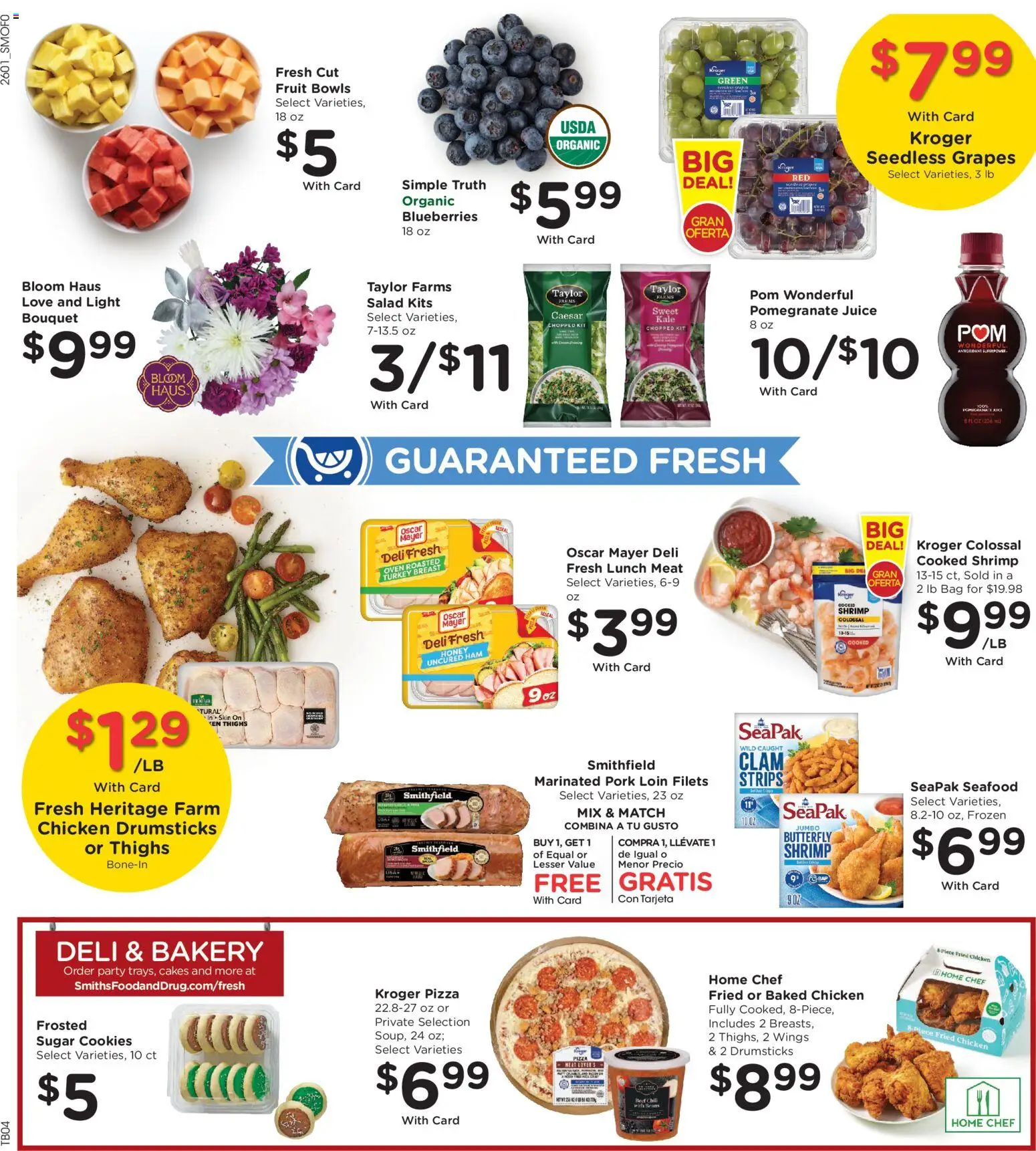 Smith's Weekly Ad - NM - valid from 04.02.2026 | Page: 11 | Products: Pizza, Sugar, Seafood, Bag