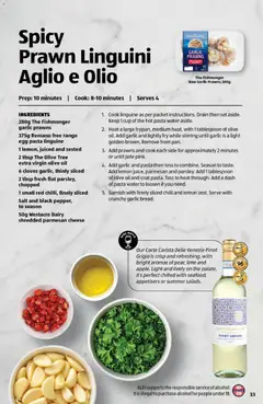 Preview of Aldi - A Cut Above - valid from 13.11.2025 | Page: 33 | Products: Pasta, Olive oil, Garlic, Chilli