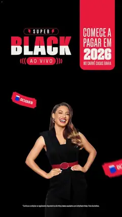 Casas Bahia Black Friday - Pré-Visualização do folheto da loja Casas Bahia, válido de 31.10.2025