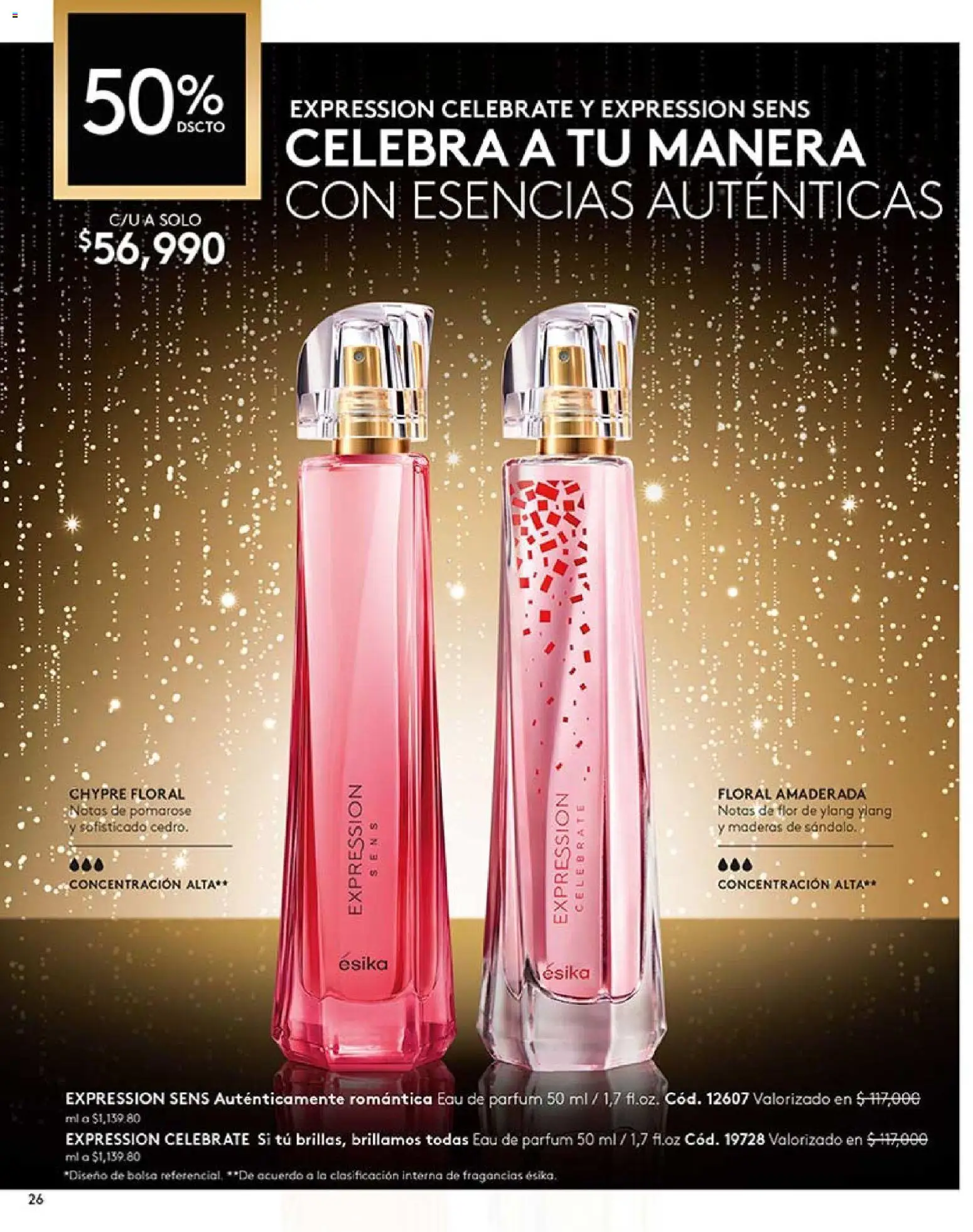 Ésika revista - valida desde el 03.11.2025 | Página: 26 | Productos: Esencias, Bolsa