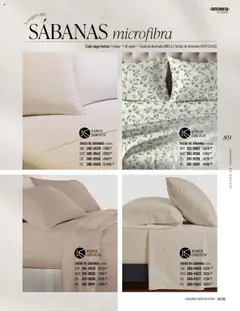 Vista previa de Andrea - Catálogo Home - Otoño / Invierno, nuevo folleto de la tienda, válido en México a partir del 24.08.2025 | Página: 89 | Productos: Juego, Funda de almohada, Almohada, Sabanas