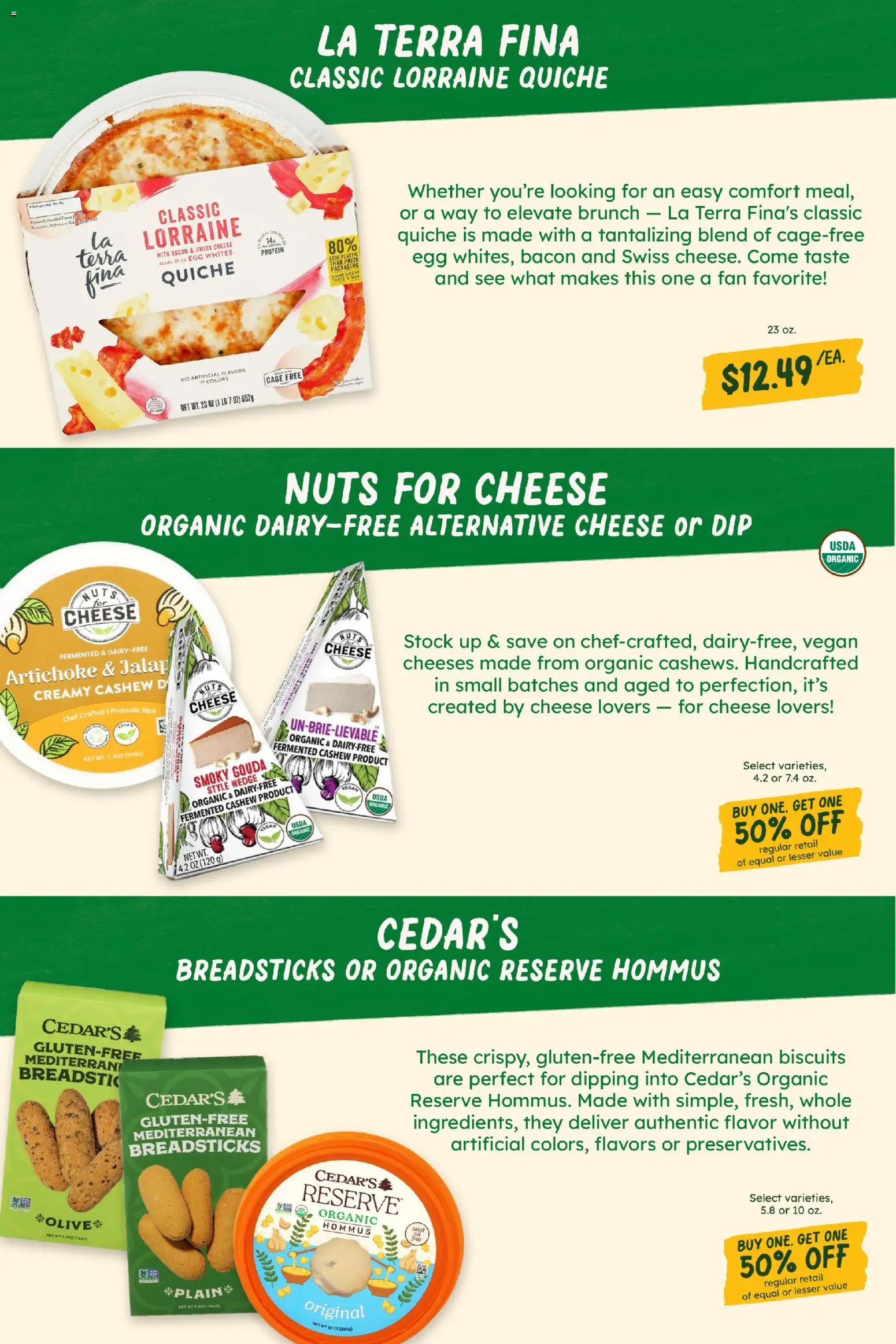 Sprouts Monthly Ad - valid from 25.03.2026 | Page: 27 | Products: Cheese, Nuts, Fan