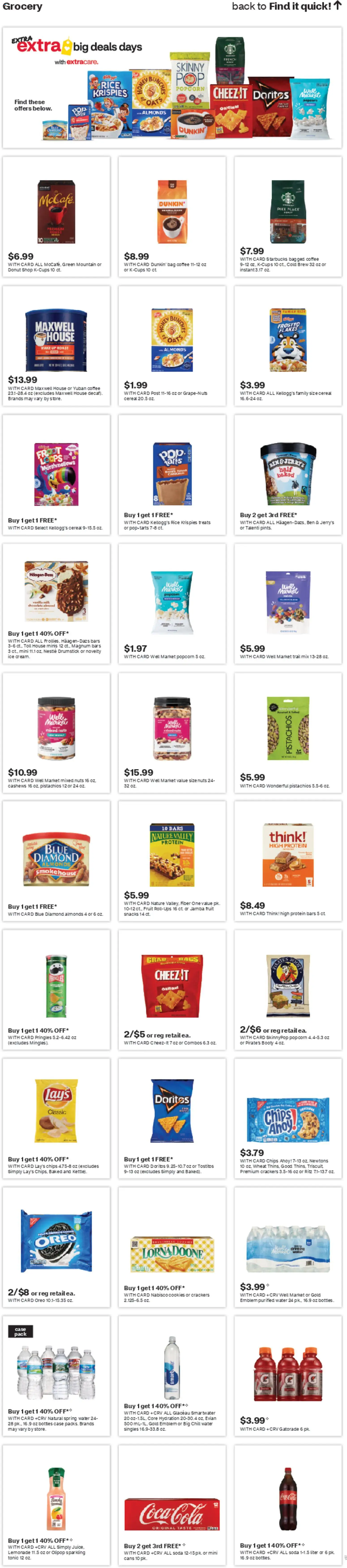 CVS Pharmacy Weekly Ad - WA - valid from 11.01.2026 | Page: 16 | Products: Bed, Nuts, Cookies, Water