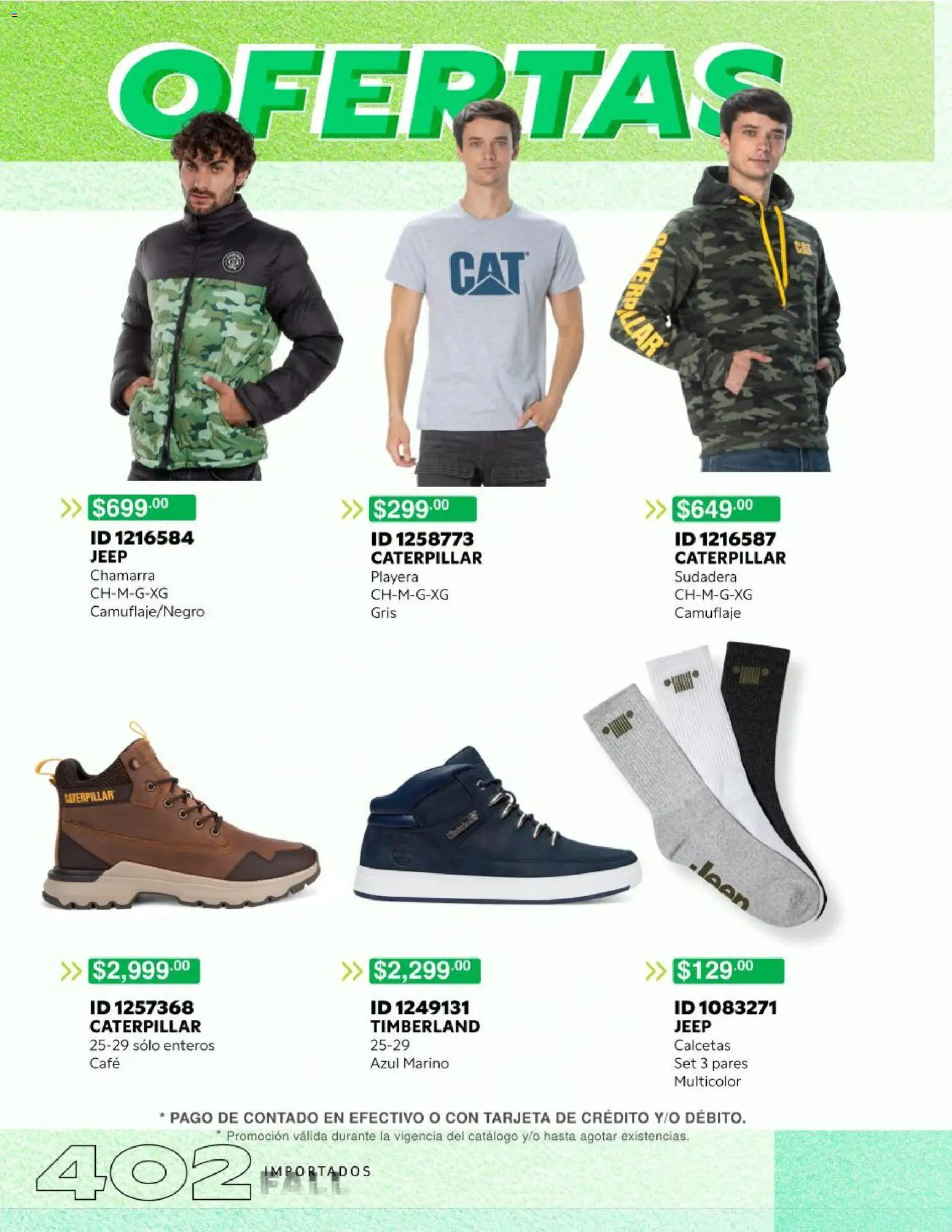 Nuevas ofertas de Price Shoes válidas en toda la República Mexicana desde el 22.10.2025. ¡Encuentra las mejores ofertas en Price Shoes catálogo Fall Importados Ofertas! | Página: 17 | Productos: Calcetas, Chamarra, Sudadera, Playera