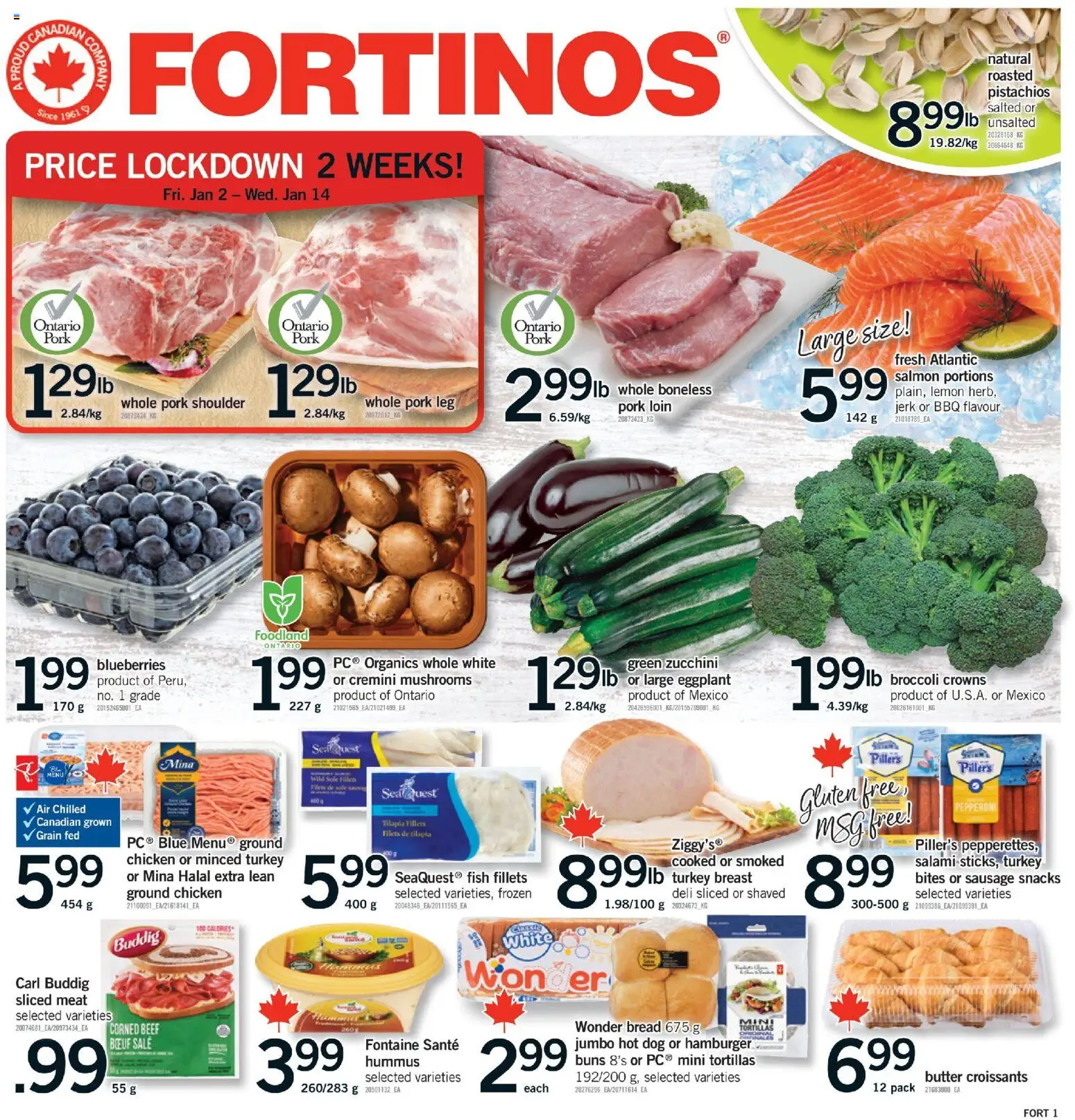Fortinos flyer valid from 08.01.2026 | Page: 1