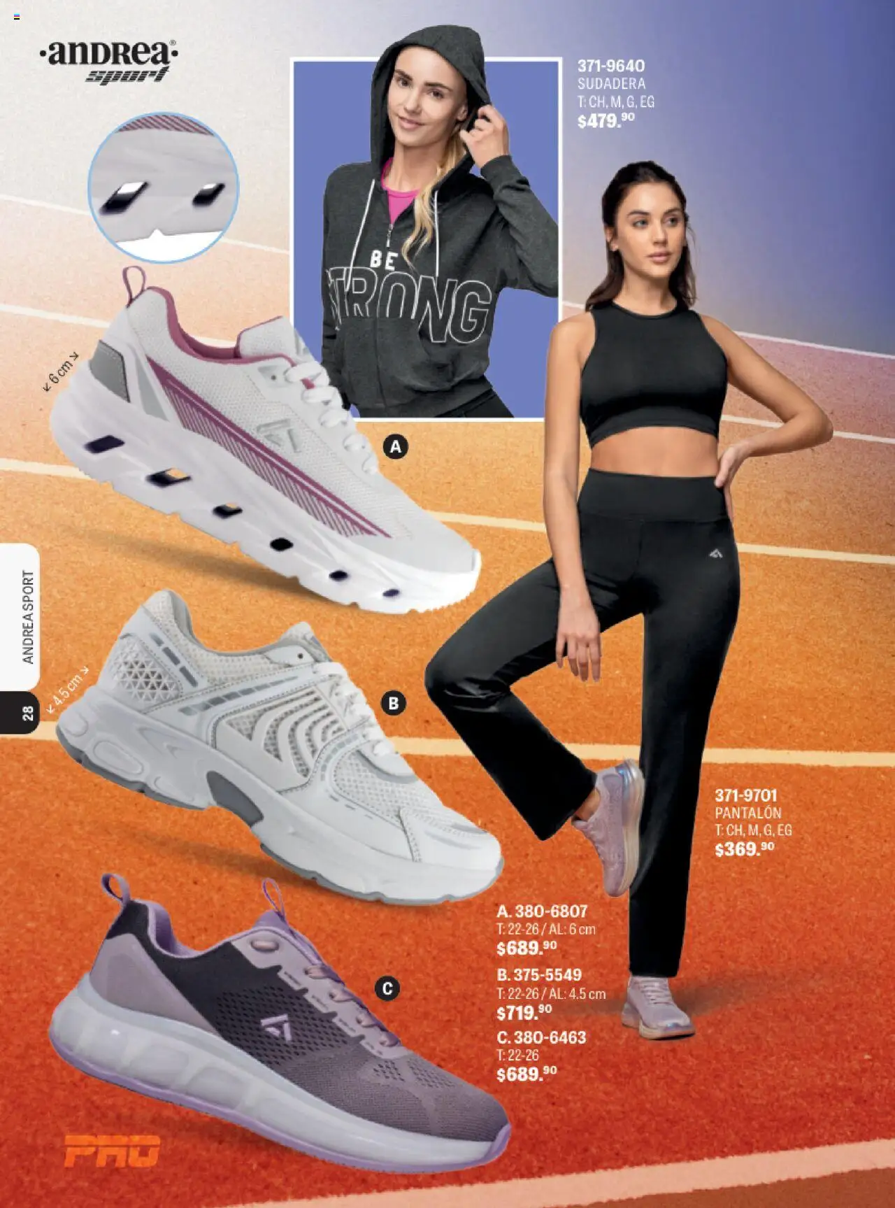 Nuevas ofertas de Andrea válidas en toda la República Mexicana desde el 13.08.2025. ¡Encuentra las mejores ofertas en Andrea - Catálogo Andrea Sport! | Página: 25 | Productos: Sudadera