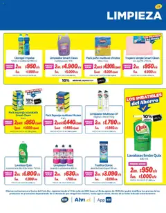 Alvi catálogo │ válido desde el 23.07.2025 | Página: 19 | Productos: Limón, Trapero, Desinfectante, Cloro