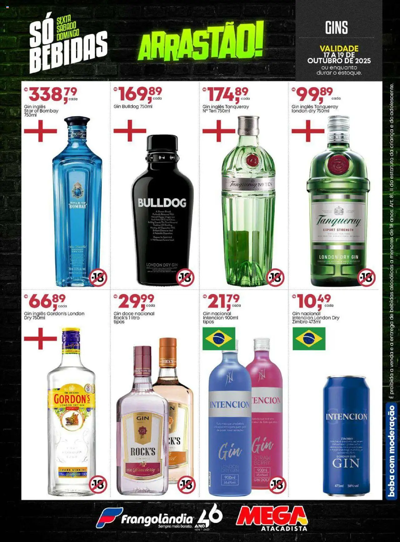 Frangolândia Folheto - válido de 17.10.2025 | Página: 3 | Produtos: Gin