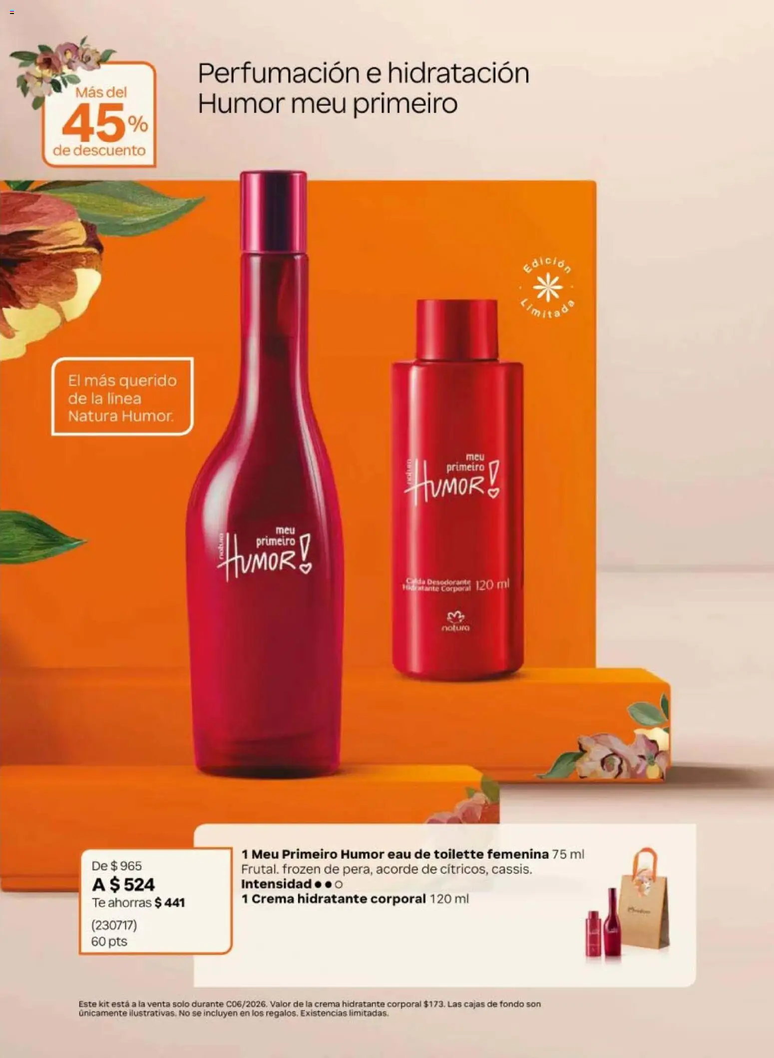 Nuevas ofertas de Natura válidas en toda la República Mexicana desde el 02.04.2026. ¡Encuentra las mejores ofertas en Natura campaña 6 2026! | Página: 15 | Productos: Desodorante, Crema, Té, Eau de toilette