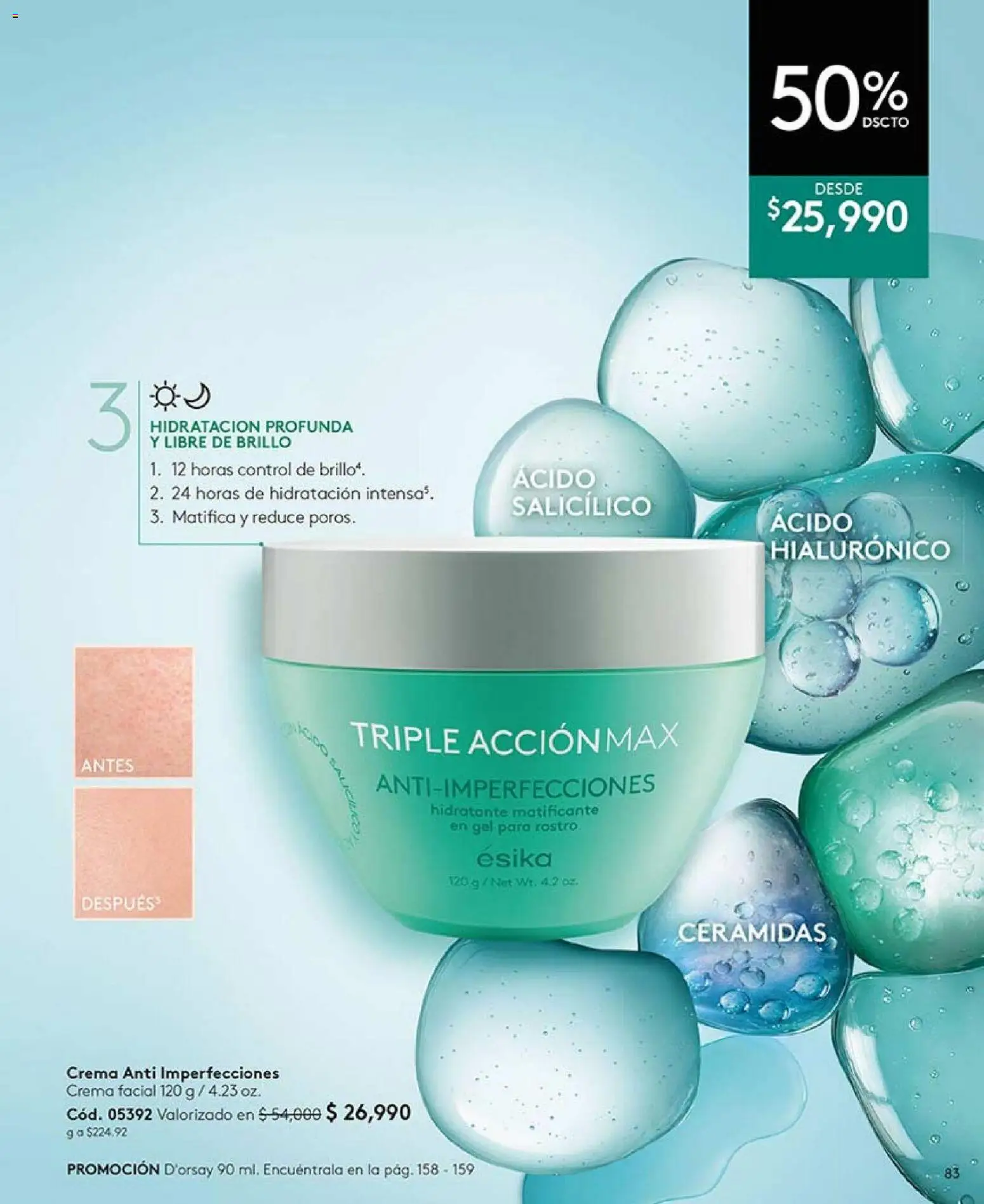 Ésika revista - valida desde el 01.01.2026 | Página: 83 | Productos: Crema, Brillo