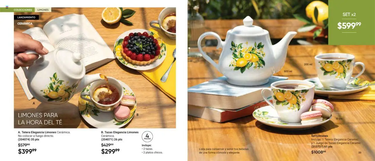Nuevas ofertas de AVON válidas en toda la República Mexicana desde el 11.07.2025. ¡Encuentra las mejores ofertas en AVON casa & Estilo 11 2025! | Página: 12 | Productos: Tetera, Juego, Té