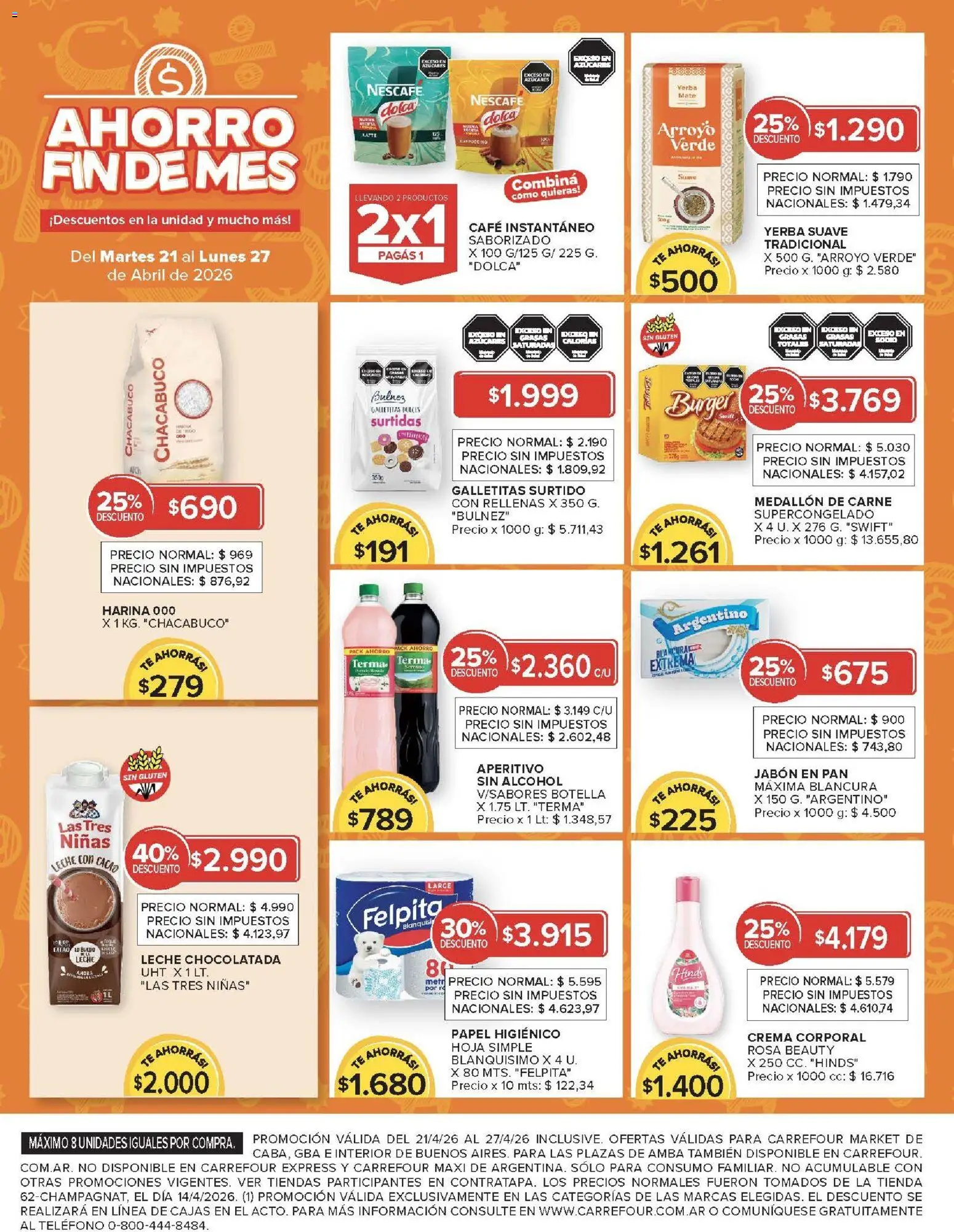 Carrefour ofertas │ válido desde el 21.04.2026 | Página: 45