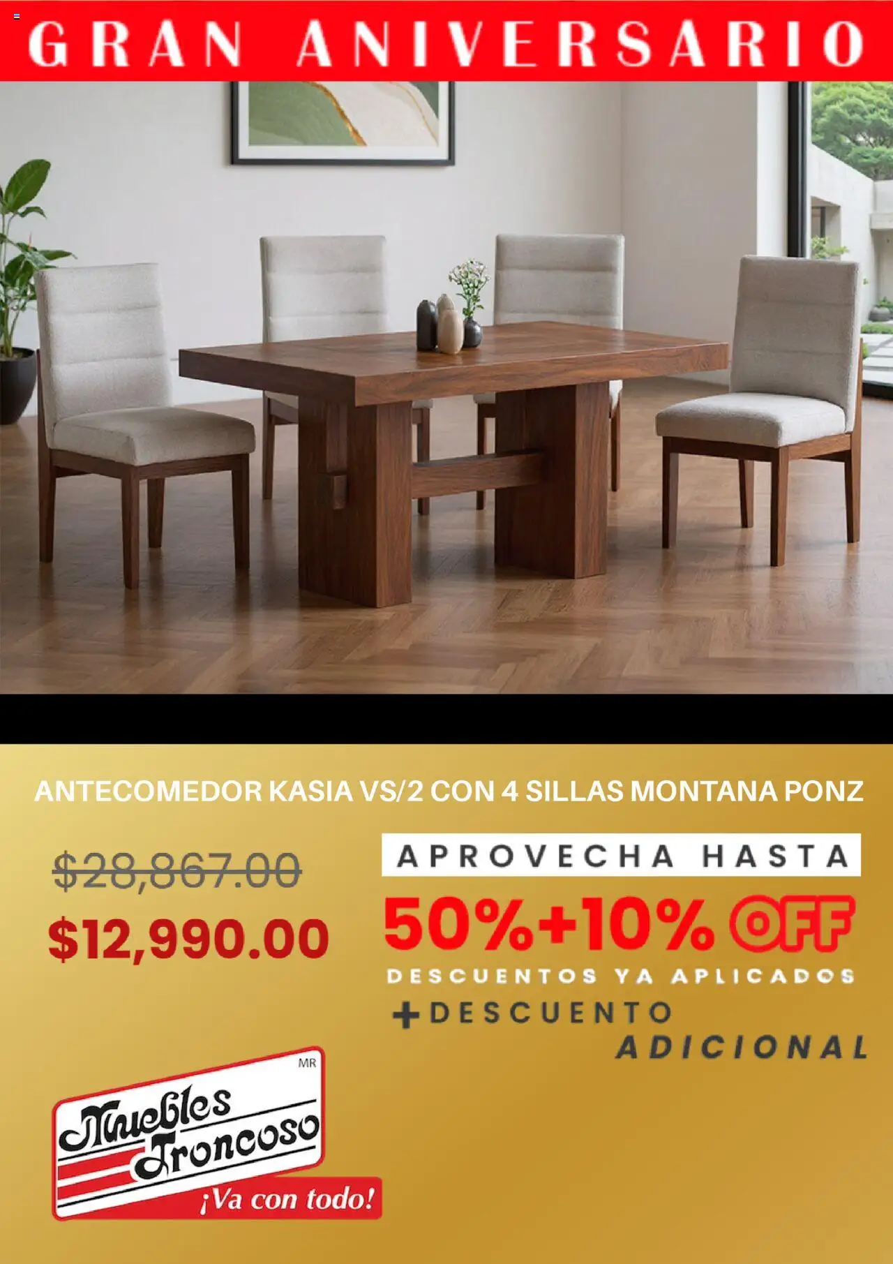 Nuevas ofertas de Muebles Troncoso válidas en toda la República Mexicana desde el 01.10.2025. ¡Encuentra las mejores ofertas en Muebles Troncoso - Catálogo! | Página: 2