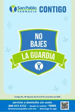 Vista previa de Farmacia San Pablo catálogo, nuevo folleto de la tienda, válido en México a partir del 23.11.2025