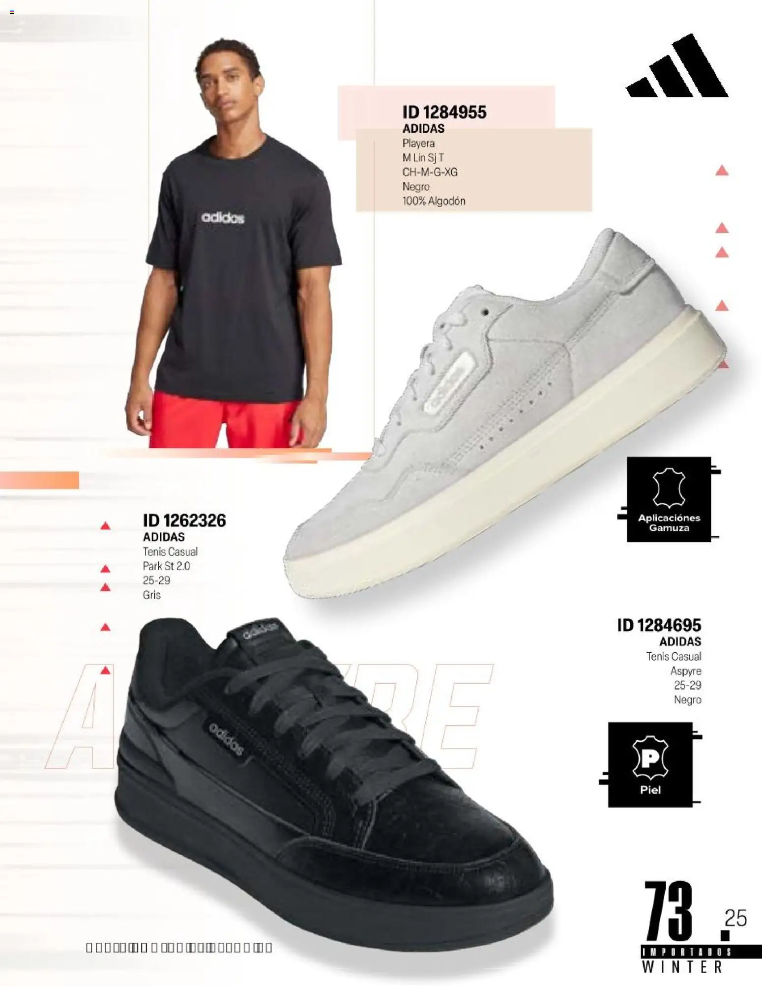 Nuevas ofertas de Price Shoes válidas en toda la República Mexicana desde el 11.11.2025. ¡Encuentra las mejores ofertas en Price Shoes catálogo Importados Winter 2025  ! | Página: 73 | Productos: Tenis, Gamuza, Algodón, Playera