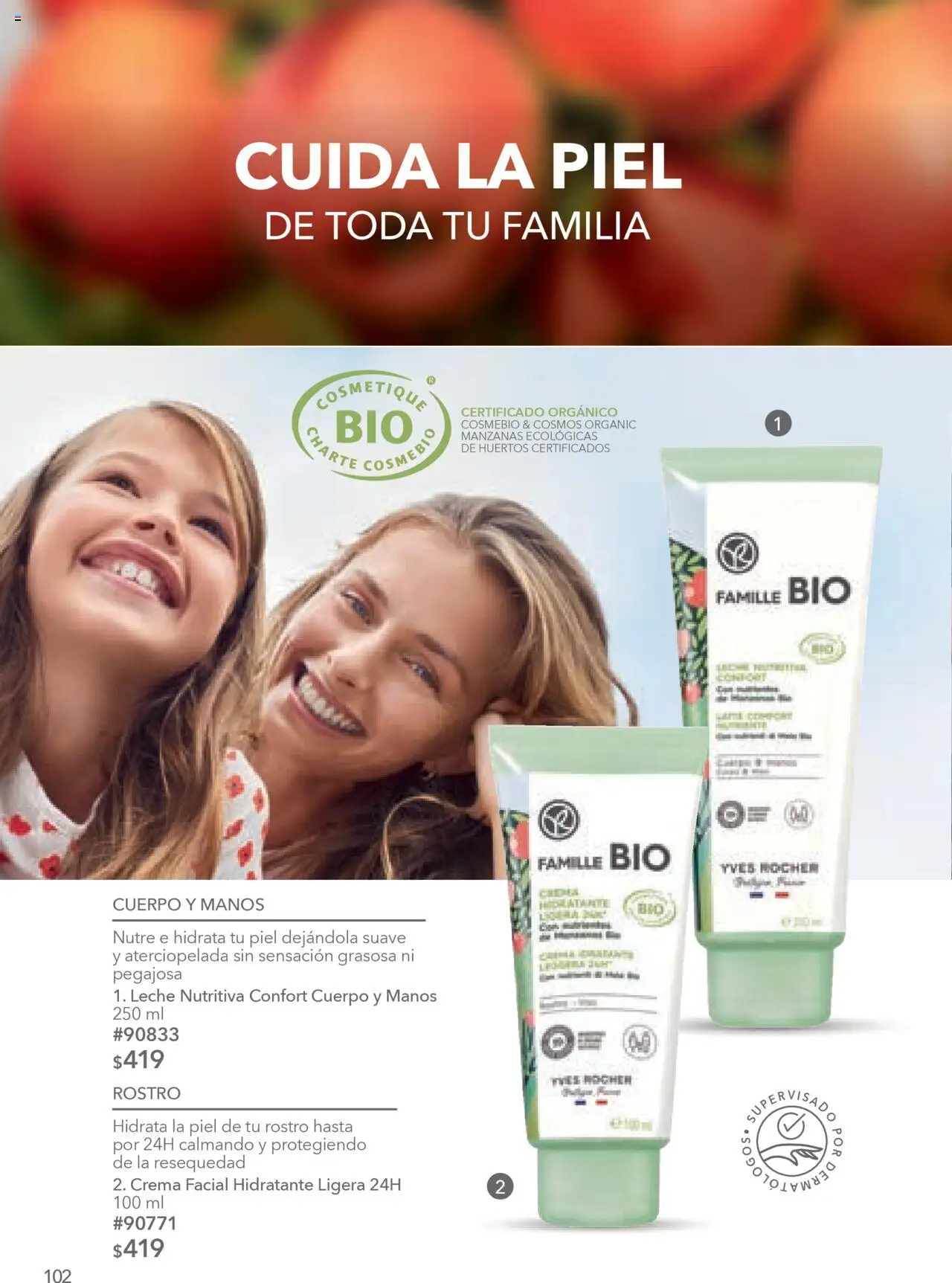 Nuevas ofertas de Yves Rocher válidas en toda la República Mexicana desde el 18.09.2025. ¡Encuentra las mejores ofertas en Yves Rocher - Campaña 13 2025! | Página: 104 | Productos: Crema, Leche, Manzanas