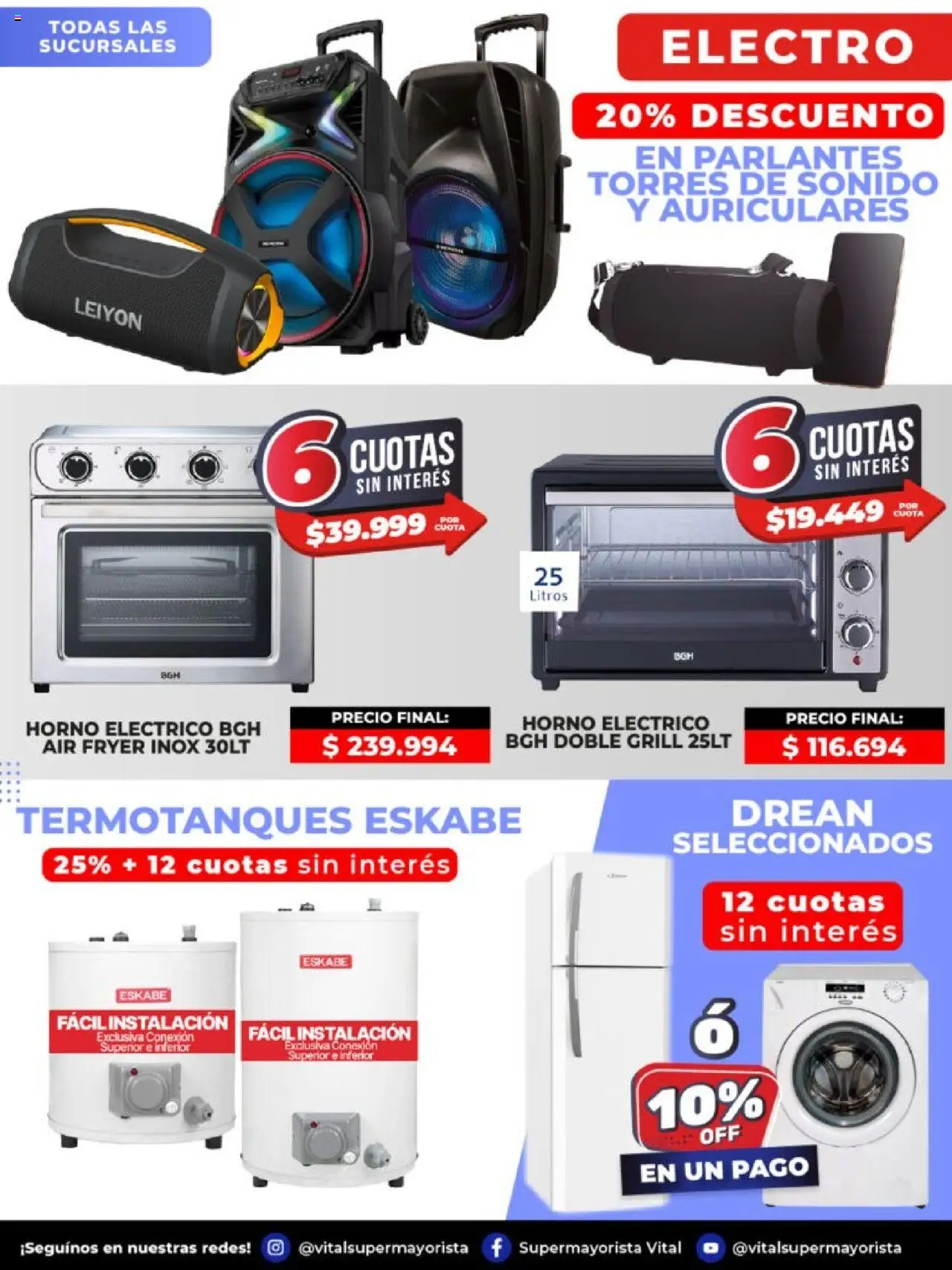 Vital - Ofertas nonfood │ válido desde el 04.08.2025 | Página: 2 | Productos: Auriculares, Horno, Horno eléctrico