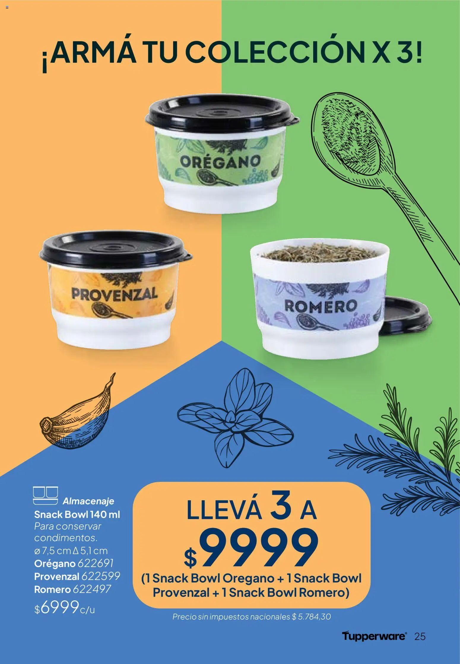 Tupperware Folleto │ válido desde el 24.11.2025 | Página: 26 | Productos: Bowl, Orégano, Provenzal